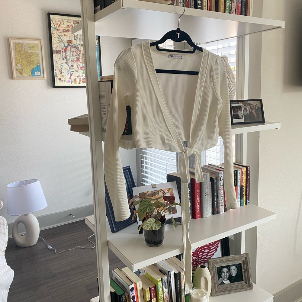 Zara Cropped Cardigan Wrap